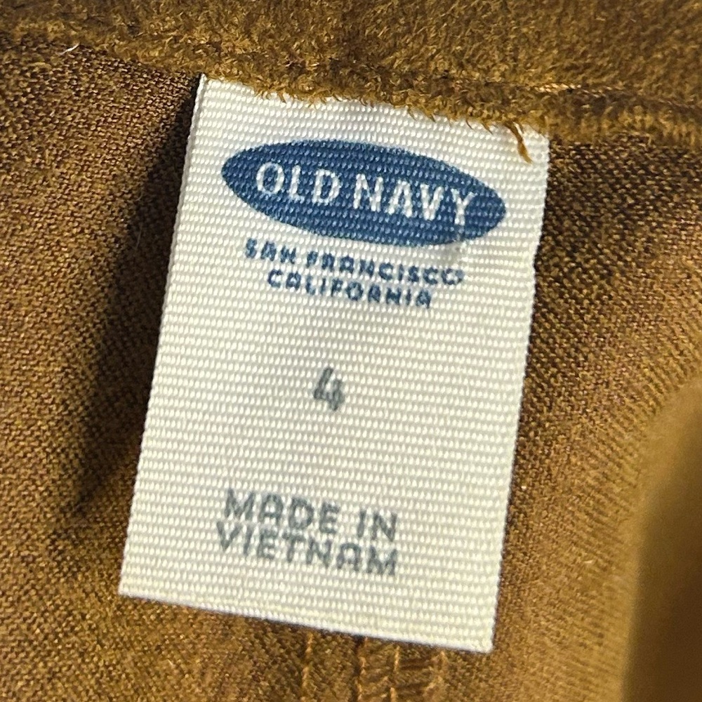 5 for $25🔥Old Navy‎ Vegan Suede Tan Mini Skirt Size 4 - Picture 4 of 6
